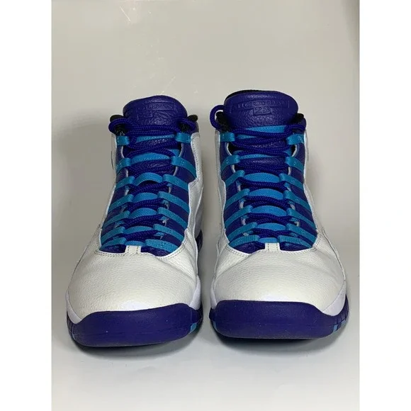 Nike Air Jordan 10 Retro Charlotte Hornets 2016 310805-107 Size 12
